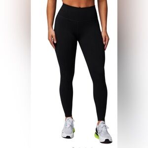 Fabletics Solid Black High-Rise Leggings